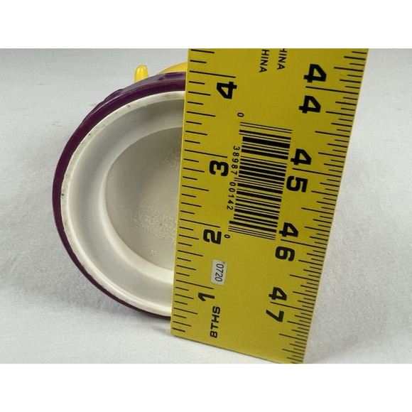 Nintendo Pokemon Vtg 2000 Tumbler Cups #25 Pikachu Yellow Purple TOP ONLY - RARE - Picture 12 of 12